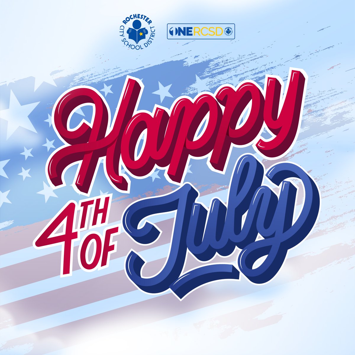 RCSDNYS's tweet image. Our nation was born 247 years ago out of a need to be free and prosperous. As we celebrate freedom today, let us cherish the sacrifice made to achieve it.

We wish all RCSD community a safe and fun Independence Day. As you start your summer, remember to keep learning!