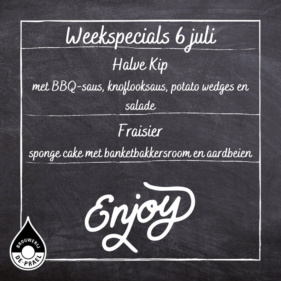 Nieuwe weekspecials!  

#DePrael #DenHaag #Restaurant #Horeca #Food #Eten