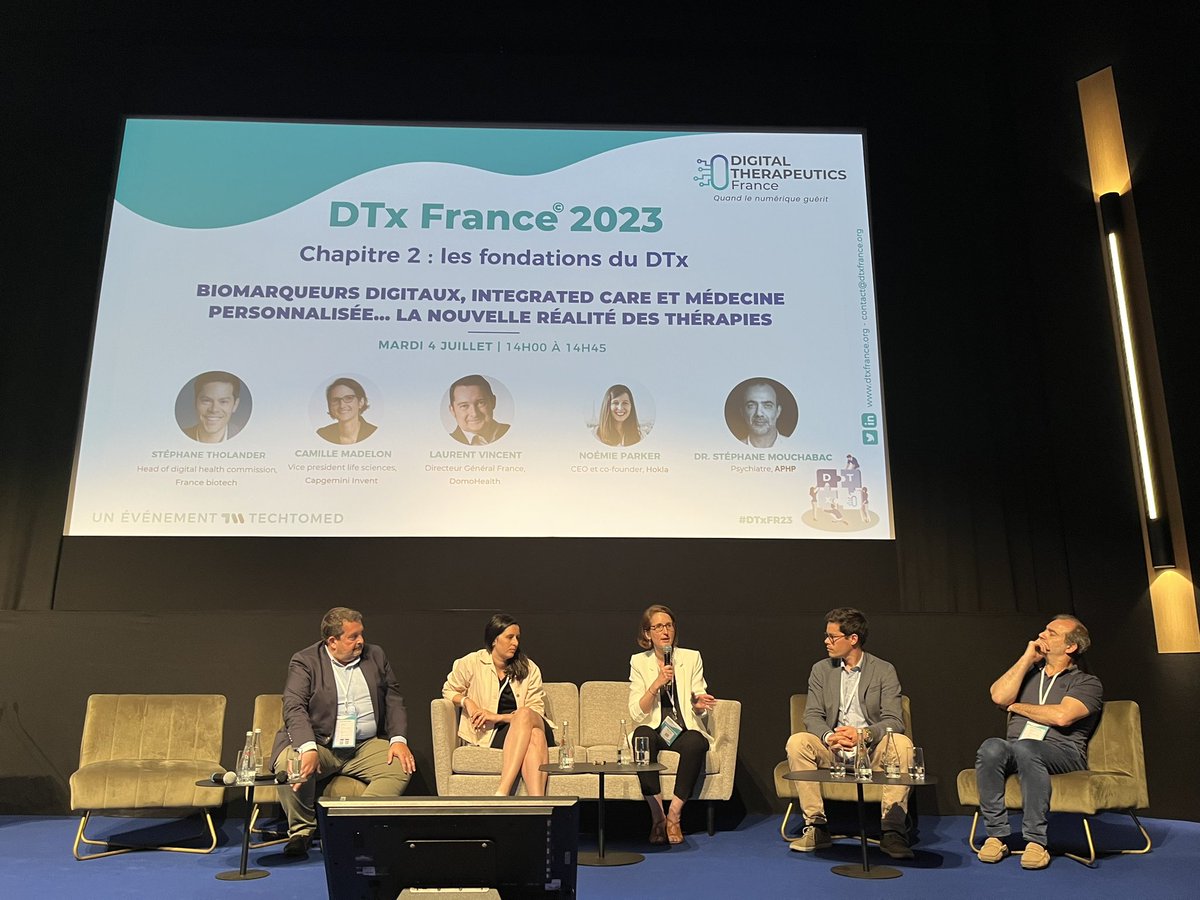 anoizet's tweet photo. Digital biomarkers, integrated care and personalized medicine… the new reality of therapies
#dtxfr23 https://t.co/PZUkeIyI8b