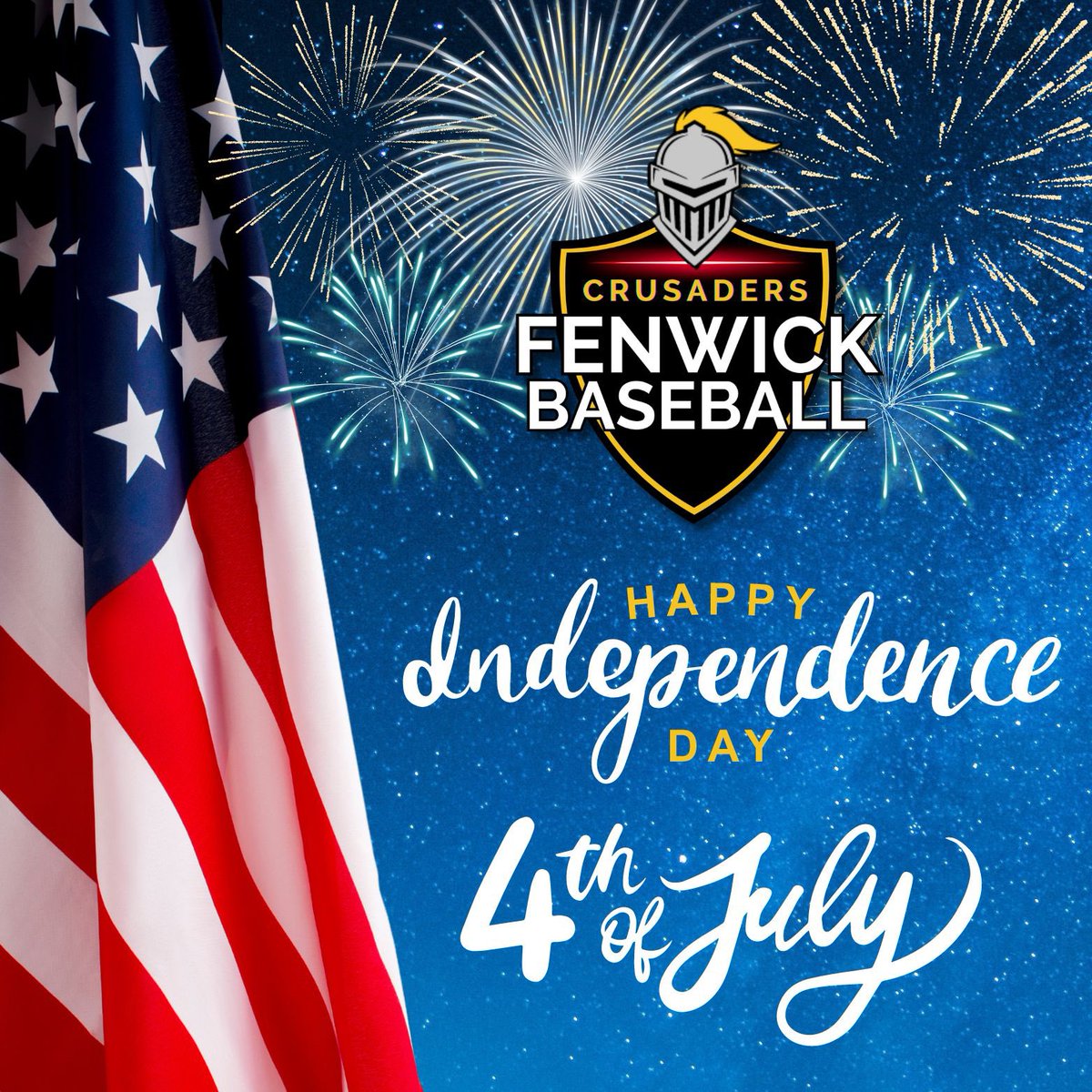 Have a great 4th of July!
<a href="/We_Are_Fenwick/">Fenwick Crusaders</a> <a href="/BishopFenwickHS/">Bishop Fenwick HS</a>
