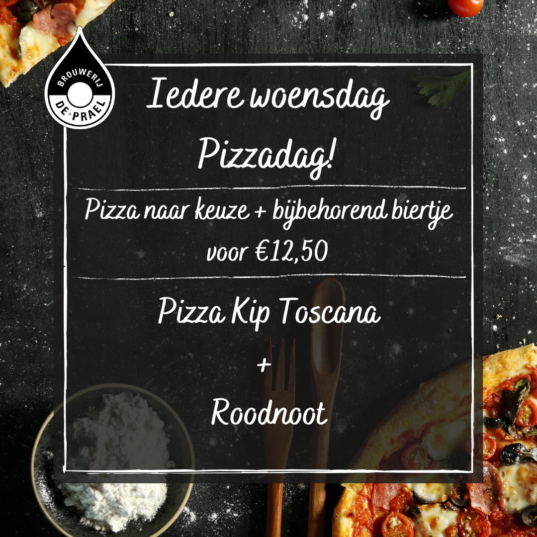 Woensdag Pizzadag!  

#DePrael #DenHaag #Restaurant #Horeca #Pizza #Food #Eten