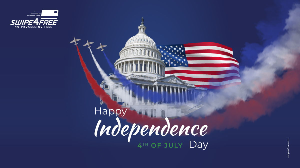 USA Celebrating freedom, unity, and the spirit of independence! Happy #IndependenceDay! Let's honor the past, embrace the present, and shape a brighter future together.  

#USA #ProudToBeAmerican #usaindependenceday #4thOfJuly #july #swipe4free #creditcard #creditcardprocessing