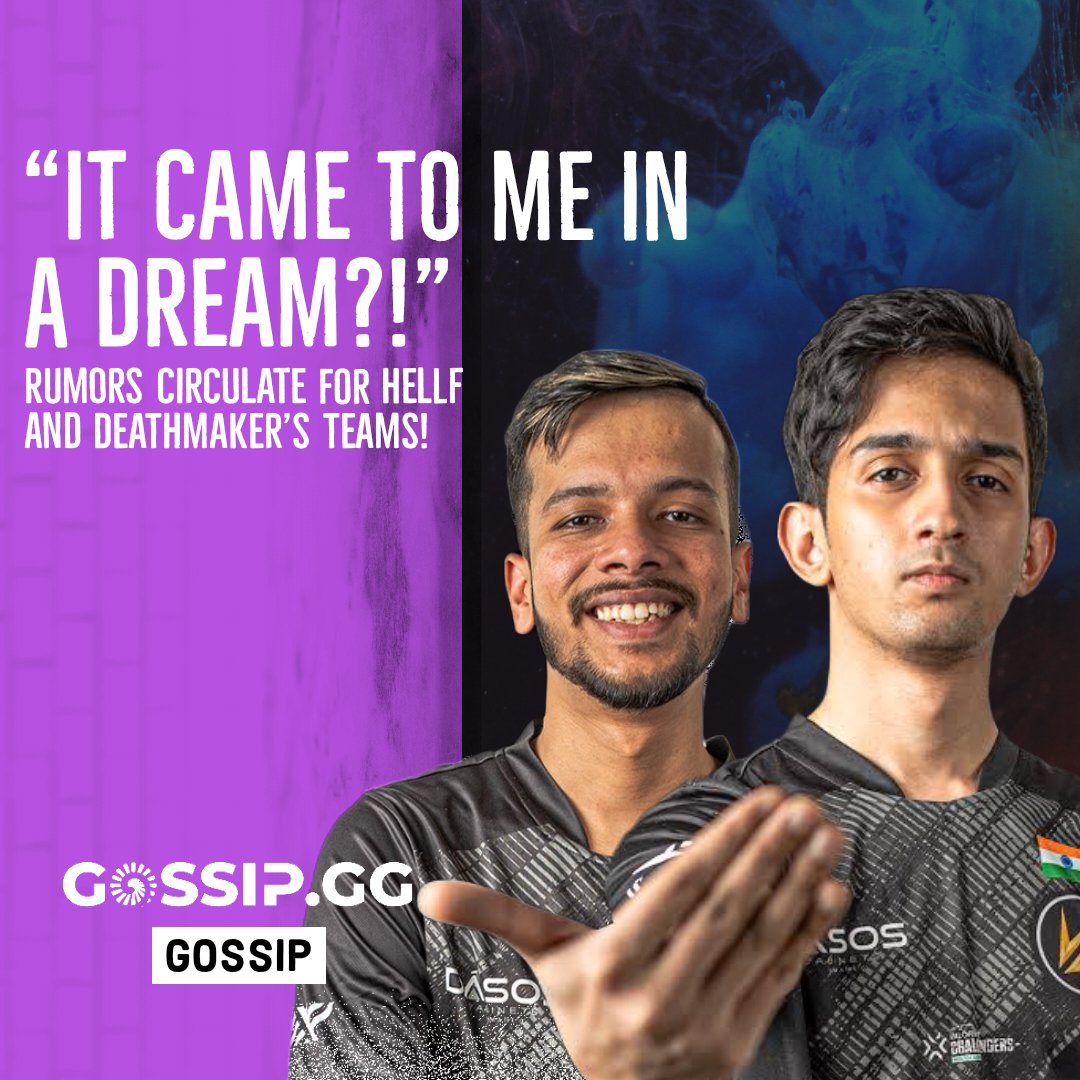 GOSSIP_GG1's tweet image. Rumors circulate on Twitter regarding what team Hellf and Deathmaker will join 👀

#CSGO #csgoindia #Hellf #Deathmaker
#truerippers #esports #esportsnews 
#GossipGG #Gossip