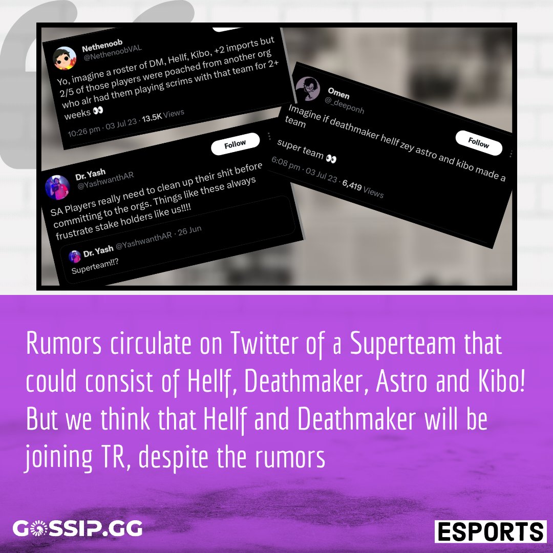 GOSSIP_GG1's tweet image. Twitter seems to be having fun

#CSGO #csgoindia #Hellf #Deathmaker
#truerippers #esports #esportsnews 
#GossipGG #Gossip