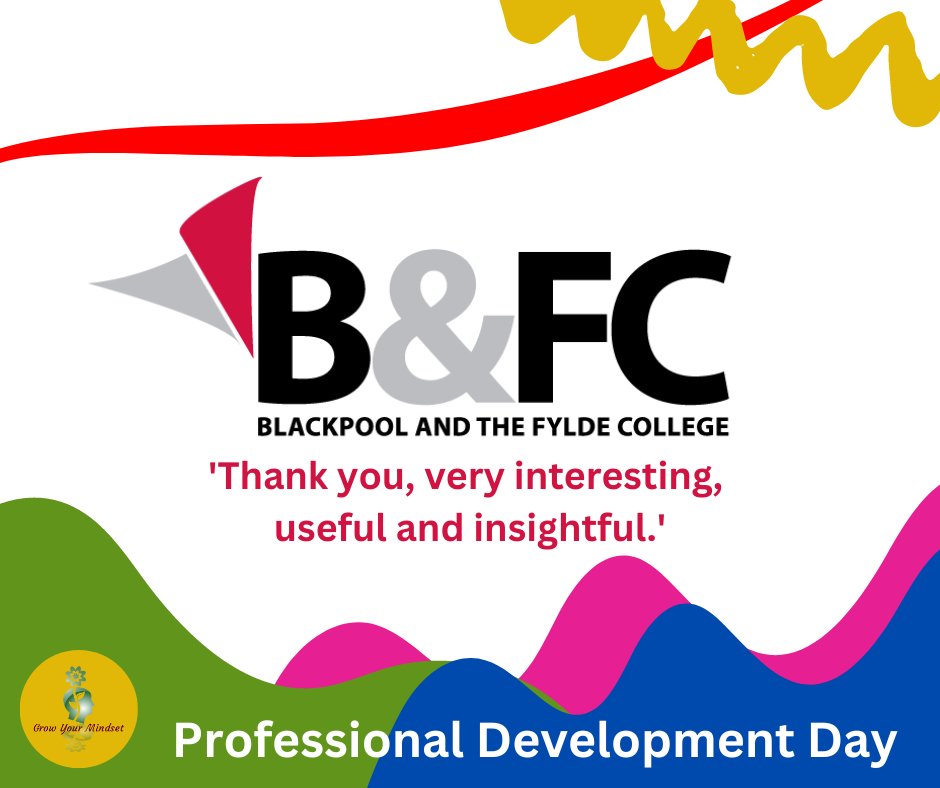 GrowYourMindset's tweet image. We are loving being part of @B_and_FC
#ProfessionalDevelopmentDay

This morning the key principles of Growth Mindset.
This afternoon how to develop Growth Mindset in the classroom with students.

Thank you to all staff who attended and contributed 🌱🧠💪

#growthmindset #valueyou
