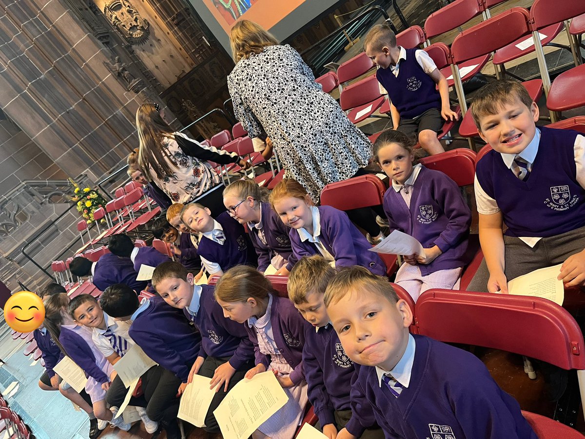 What a joy to be <a href="/LivCathedral/">Liverpool Cathedral</a> to join in with the Big Sing - Fit for a king: The Eurovision Big Sing. Our year 3 pupils have love it! #inspiring #joy #choir