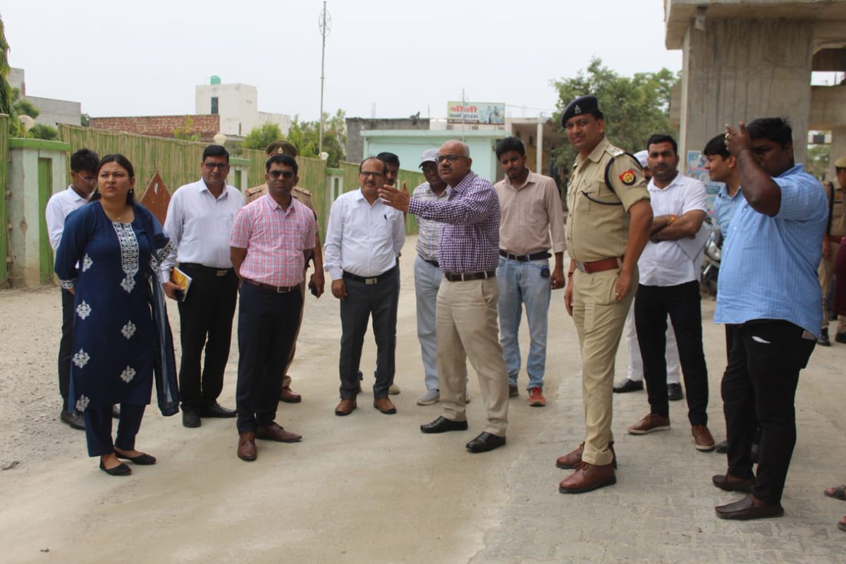 आज कावड़ मार्ग का  किया निरीक्षण संबंधित को दिये आवश्यक निर्देश।