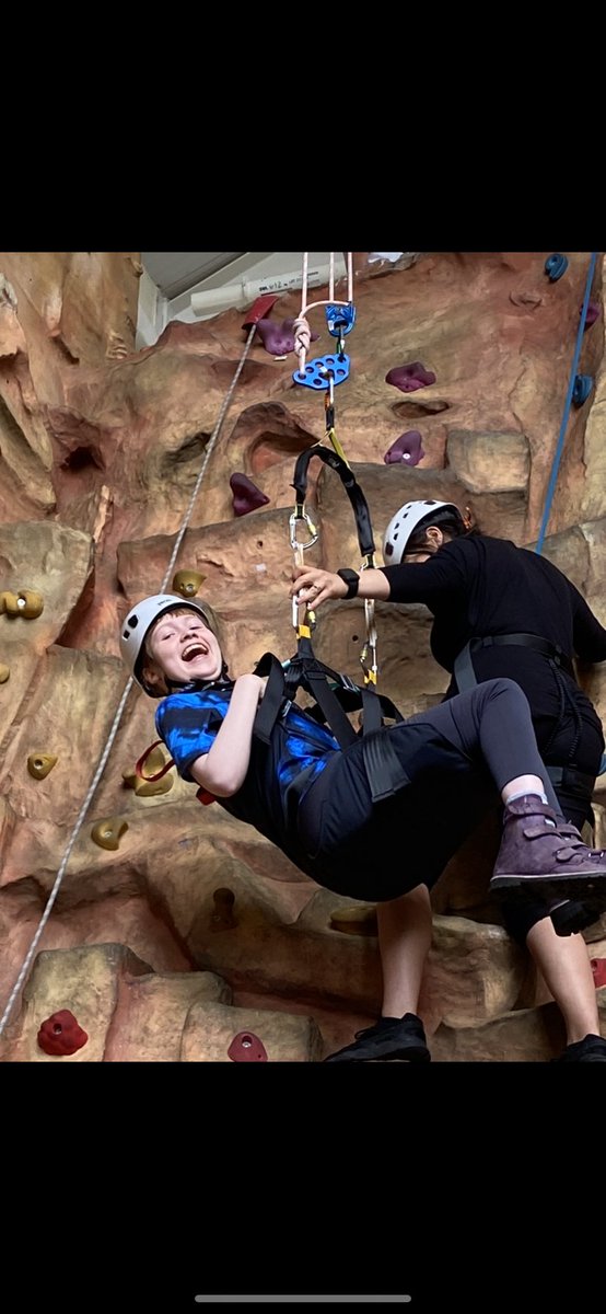 Enjoying some climbing! #bendriggtrust