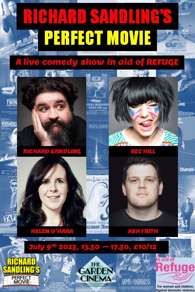squat_betty's tweet photo. Awesome film based live comedy event in aid of Refuge this Sunday afternoon in London.
https://t.co/Cr7Dqo6vum
#londonevents #London #livecomedy #comedy #whatsonlondon #FilmTwitter #comedytwitter https://t.co/1cPwWN9kis