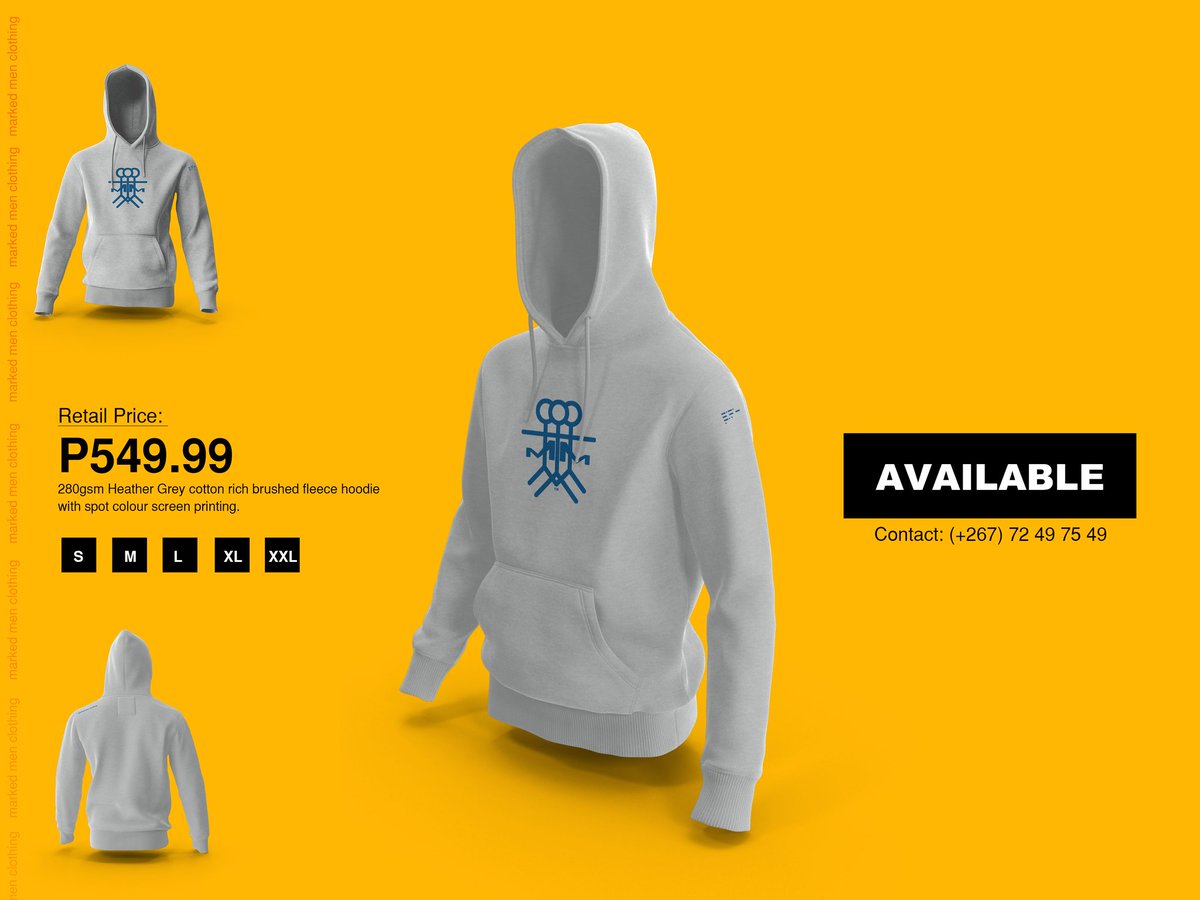 Heather Grey hoodies available in limited stock❄❄ Black hoodies sold out! #doubleM #distinction