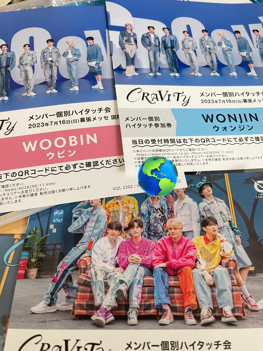 flyhigh_rrr's tweet photo. cravity  クレビ　ハイタッチ会　交換

【譲】ウォンジン　（2部）
           ウビン　　　（2部）
【求】ヒョンジュン

当日会場での交換希望です。

お気軽にご連絡ください🍀
#cravity交換 #cravityハイタッチ会 https://t.co/Tybmkkwp9Q