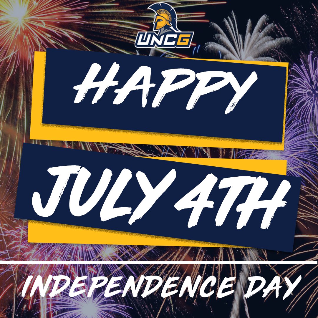 Happy Fourth of July from UNCG Athletics!🇺🇸🎆
#letsgoG