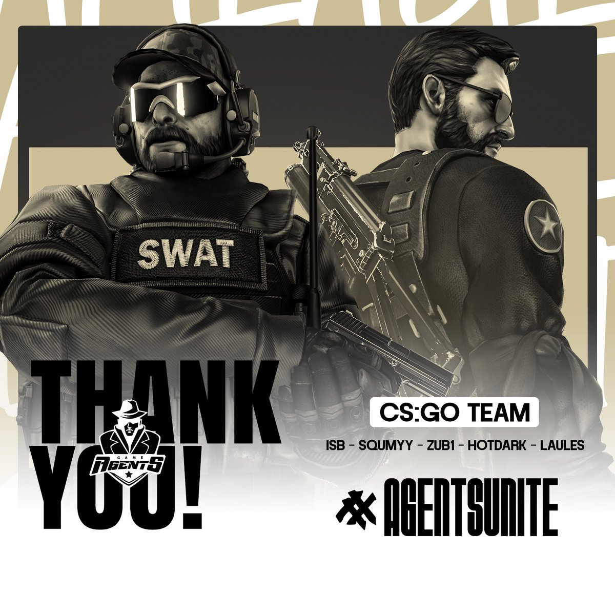 2nd breakup this year, we stay strong. Thank you for the amazing memories, Agents, you'll never be forgotten. 🧡

#agentsunite