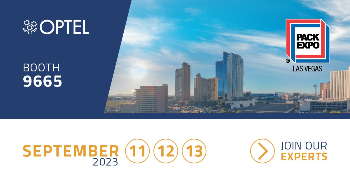 🎉 OPTEL is thrilled to announce its participation at PackExpo Vegas! 🎊 Join us at this premier packaging and processing trade show to explore the latest innovations and industry trends. 

👉 Visit our website optelgroup.com/en/news/pack-e…