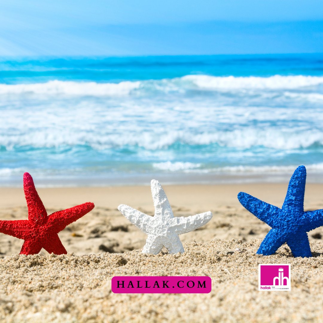 hallakcleaners's tweet photo. Happy July 4th from your friends at Hallak Cleaners! Please note that we are closed today in observance of the holiday. Both stores will be open tomorrow with our standard store hours. #July4th #Holiday #HappyJuly4th #July4 #Happy4thofJuly #Summer #SummerDays #Summertime https://t.co/DwU3Ytqz6b
