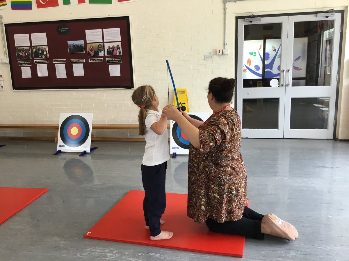 AtlasEyfs's tweet photo. After having an exciting delivery of a medieval scroll telling us The Legend of Robin Hood, F2 children have loved getting into the role of Robin Hood and practicing their archery skills! #Experientiallearning #physicaldevelopment #traditionaltales @AtlasAcademy1 @NickyTu49850999 https://t.co/ZE0SbMRGHi