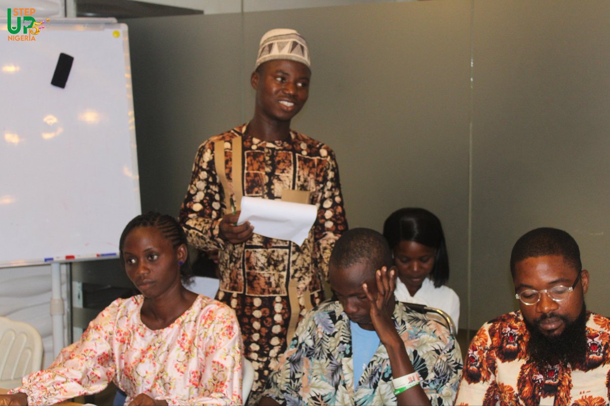 Step_Up_Nigeria's tweet photo. "People that have integrity go through a lot and this discouraged me from involving myself in the affairs of my community. But when Step Up Nigeria brought this initiative, I realised that I could take action!"
- Habeeb from Mawere community.
#ReflectionSession #FTVII https://t.co/GpzMnG7dIR
