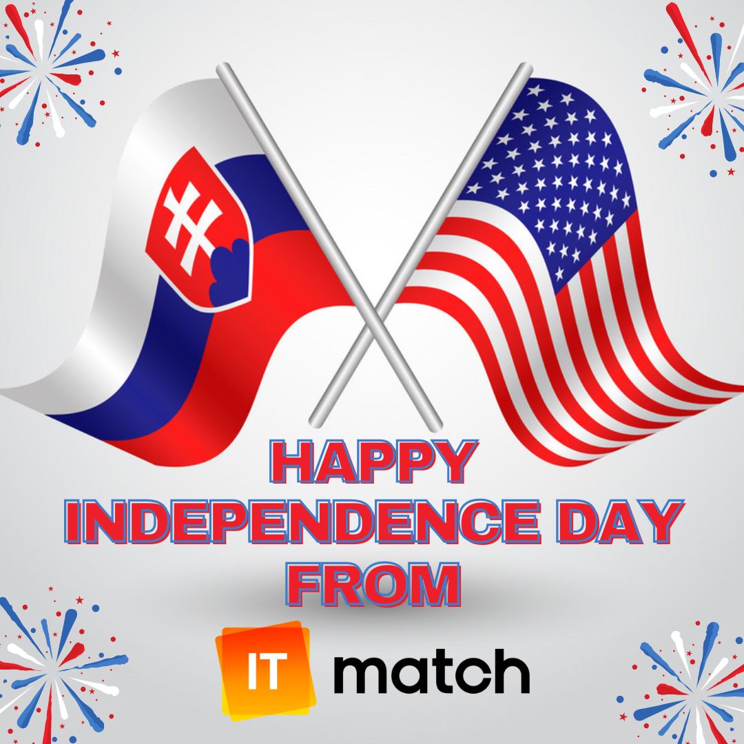 itmatch_com's tweet photo. 🇺🇸🇸🇰 Happy Independence Day, America! Wishing all our American friends a day of joy, unity, and freedom. From Slovakia to the USA, let us celebrate this special day together. #HappyIndependenceDay #IndependenceDay #USA #Slovakia #4thofJuly #4thofJuly2023 https://t.co/2QWXM4f9tf