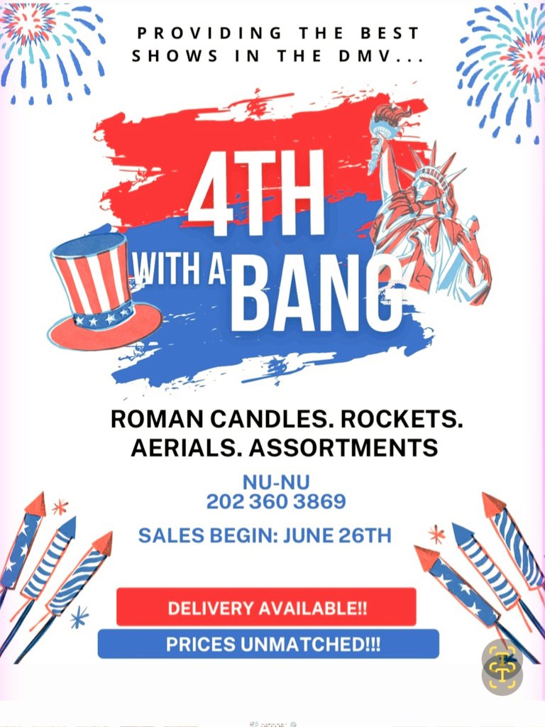 theOfficialNu's tweet photo. 4th how you wanna 4th!!!
Major sales all day!!!!! https://t.co/qxBKxv5vkE