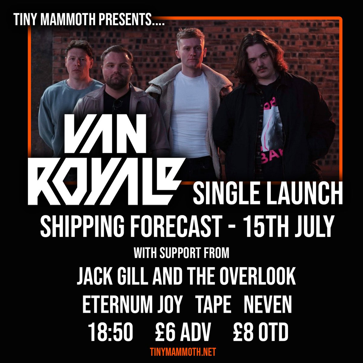 JackGillMusic2's tweet photo. Next gig 15th July at @ShippingForecas 

Tickets £6 &amp; £8 OTD

@jgtheoverlook 
@VanRoyale2022 
@eternumjoy
@tape  
@neven https://t.co/tBW4fif7pQ
