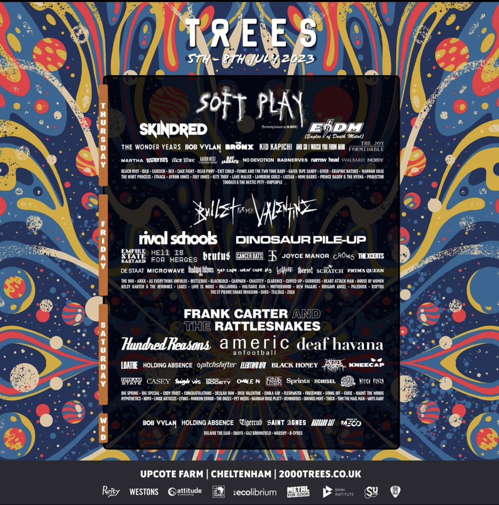 Hello! We’re very very excited, because we’re playing <a href="/2000trees/">2000trees Festival</a> on Thurs! On the main stage at midday! YAY!

Lately you may have noticed a few newies popping up in our set  (or if you’ve never seen us before then they’re all new so shut up), HINT HINT (we'll play some)✨