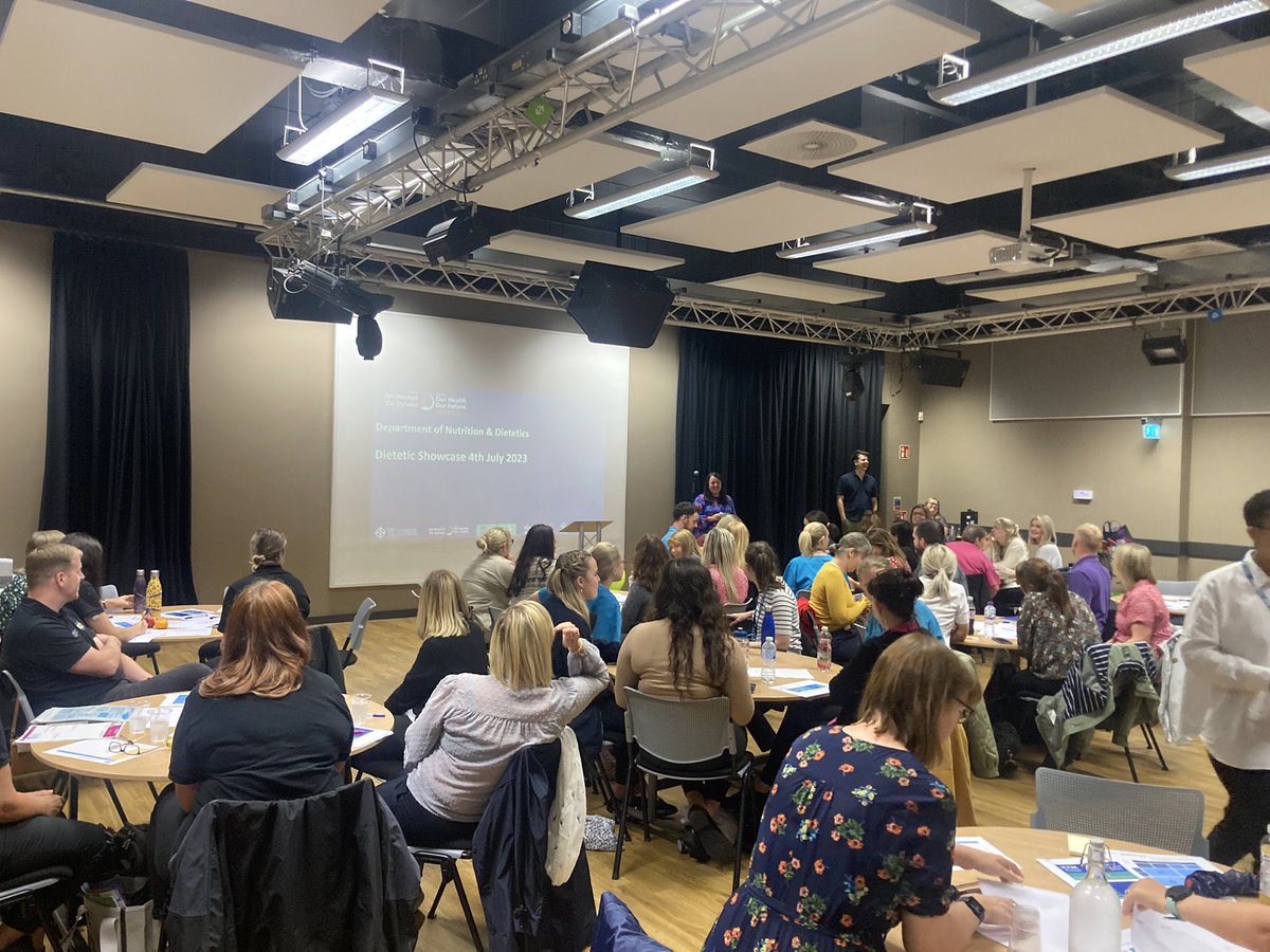 Great attendance at our dietetic quality improvement showcase today #patientsafety #effective #efficient #equitable #patientcentred #timelycare
