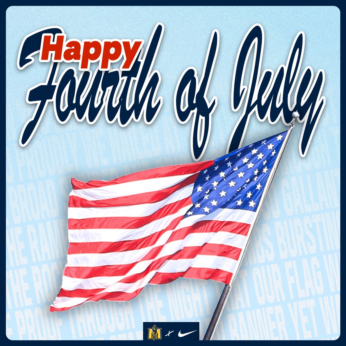 🇺🇸 Happy Fourth of July from Murray State Athletics! We hope everyone has a fun and safe Independence Day! #GoRacers🏇