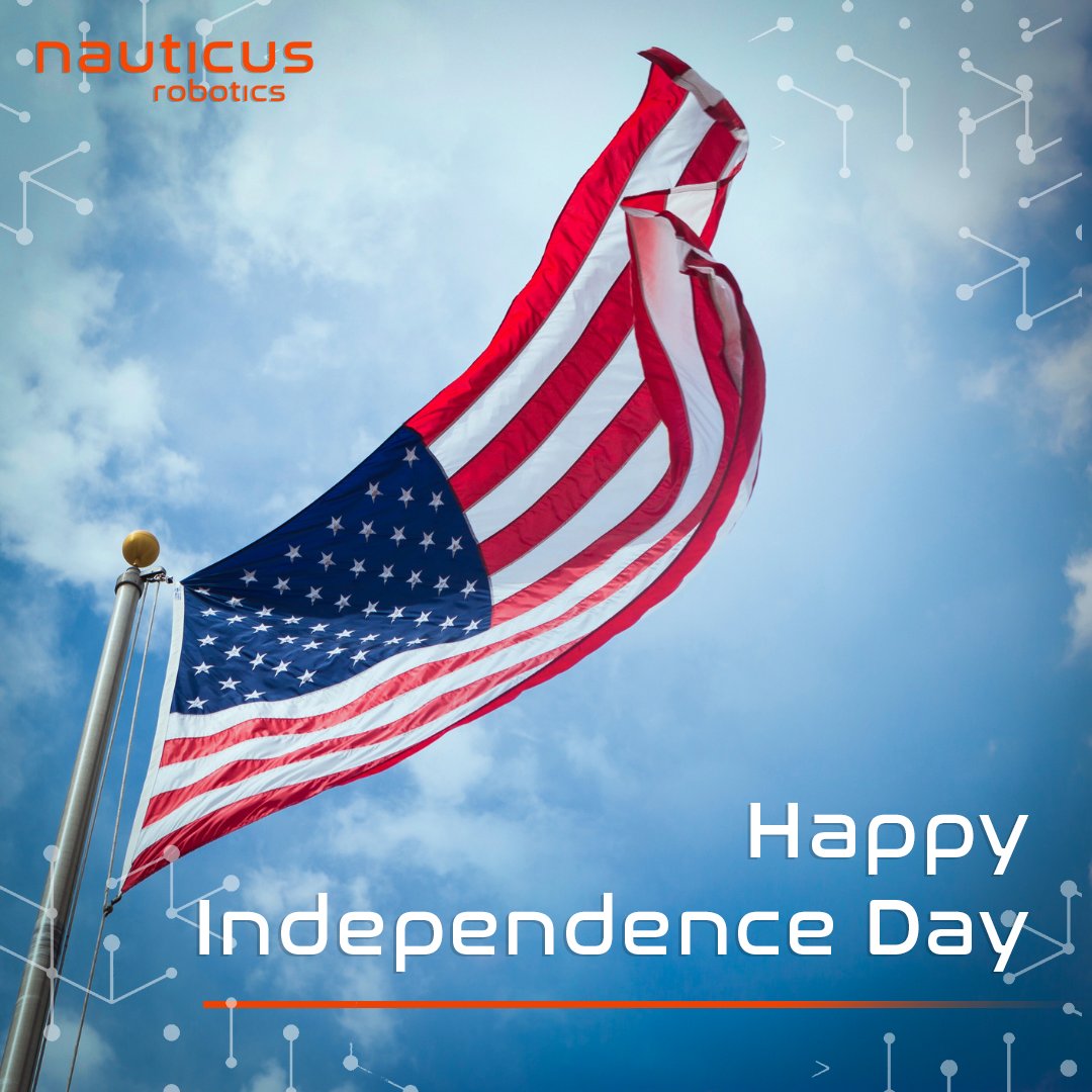 nautrobo's tweet photo. Happy Independence Day from @nautrobo.
#independenceday #nauticusrobotics #ai #KITT $KITT #htx #sustainable #offshore #RaaS #maritime #innovation #subsea #blueeconomy #oilandgas #autonomous #ocean #robotics #aquanaut #AUV #ROV #toolKITT https://t.co/R0EKjUD2Ae