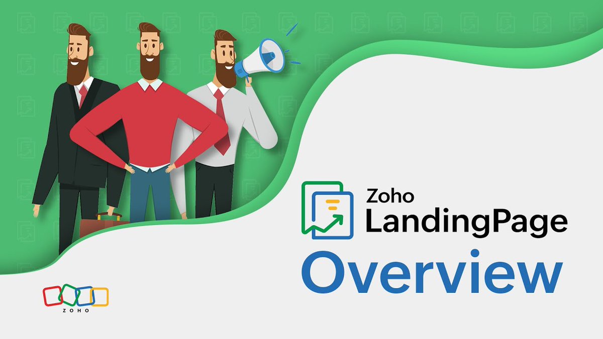 Zoho LandingPage tweet media