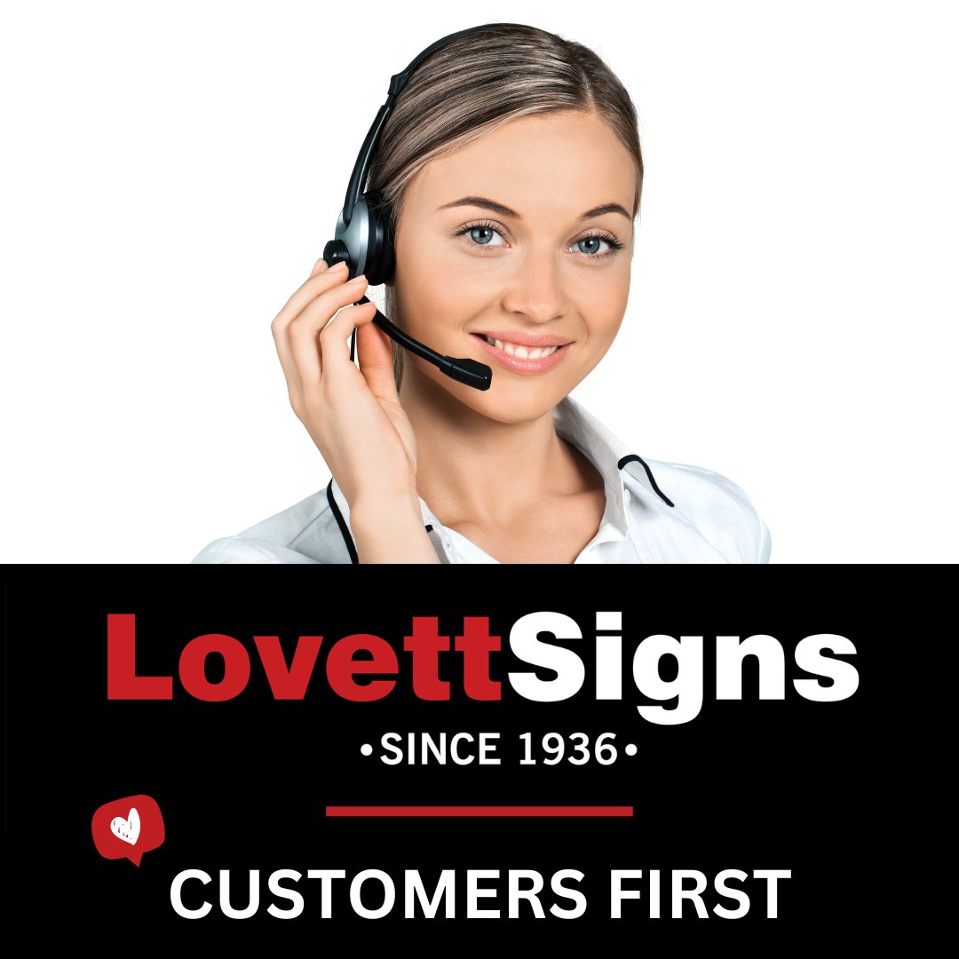 Managing your signage projects has never been easier with our customer service team. You can request quotes, track the progress of your orders, and communicate directly with our team when you want an update.

bit.ly/3ghVIQ6
#LovettSigns #LovettSignsReviews #CustomSigns