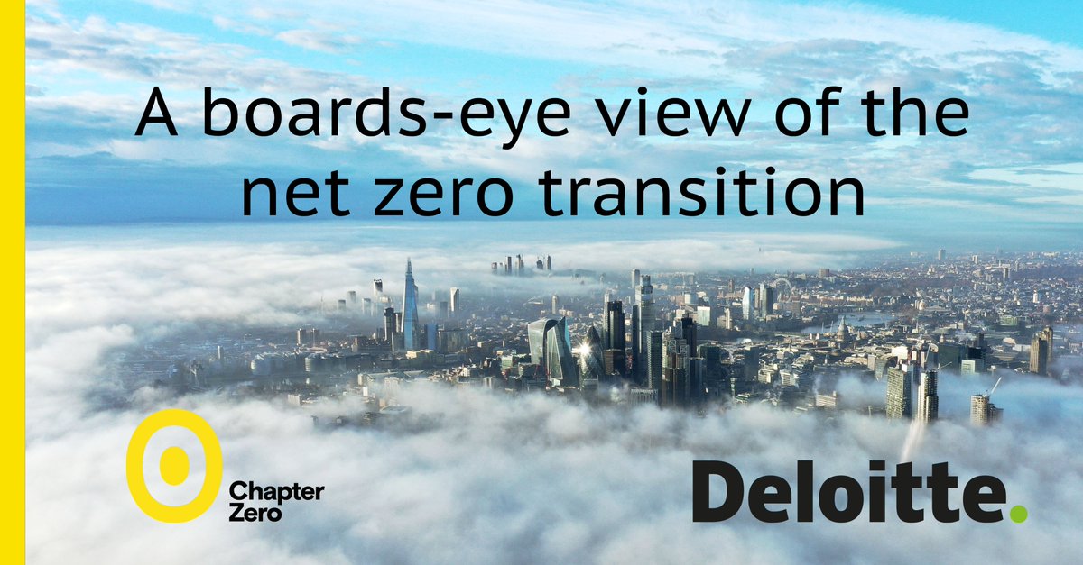Reflecting on our popular roundtable series which we ran in partnership, Oliver Hemming, Head of Monitor <a href="/DeloitteUK/">Deloitte UK</a>, shares six main takeaways from non-executive director attendees on implementing a successful net zero transition

Read these insights: bit.ly/3reQory