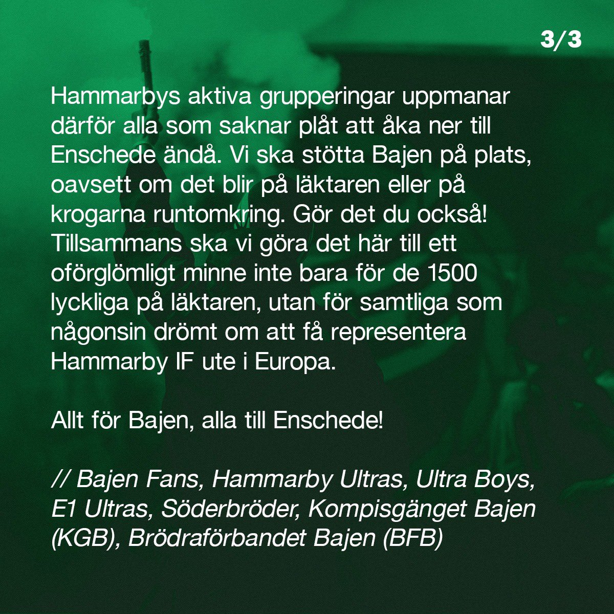 Alla till Enschede!