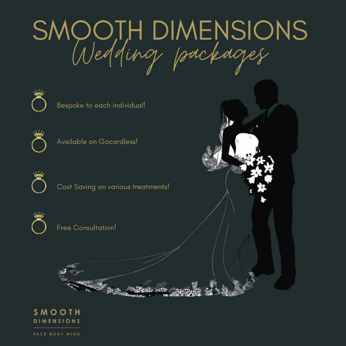 LtdSmooth's tweet photo. Wedding Packages Available💍

We have 2 packages to choose as well as the option to tailor a package! 

Those who purchase and buy from our ZO medical grade skincare range will be gifted a travel kit worth £108!✨

Message us 💌 #wedding #weddingpackages #bridetobe #brideandgroom https://t.co/nzqigA6uMa