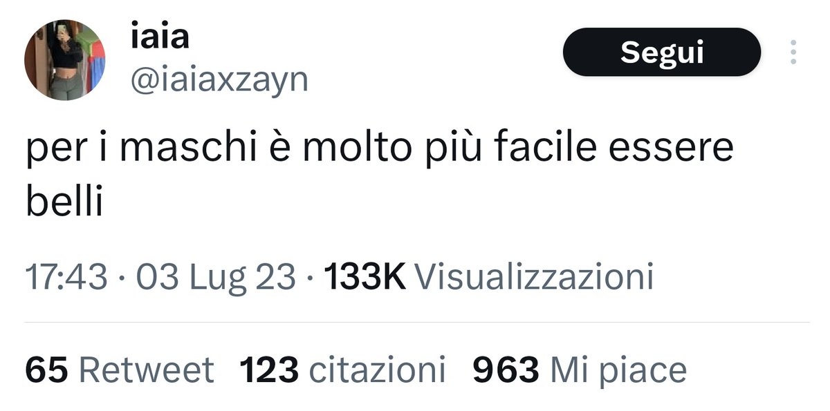 GianluVaiPiano's tweet photo. per i maschi è molto più facile essere belli https://t.co/XF4bUUubUA