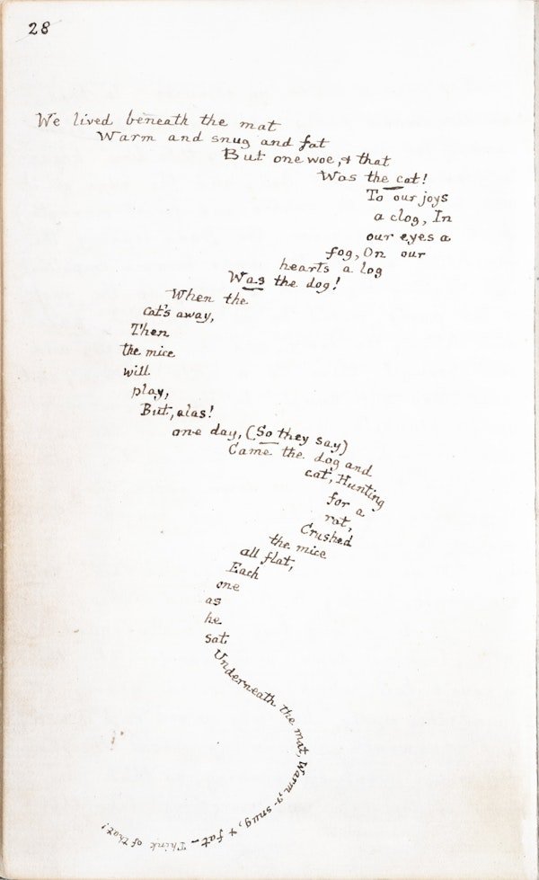 Lewis Carrol was also the first illustrator of his "Alice" stories. I did not know this. 

publicdomainreview.org/collection/car…