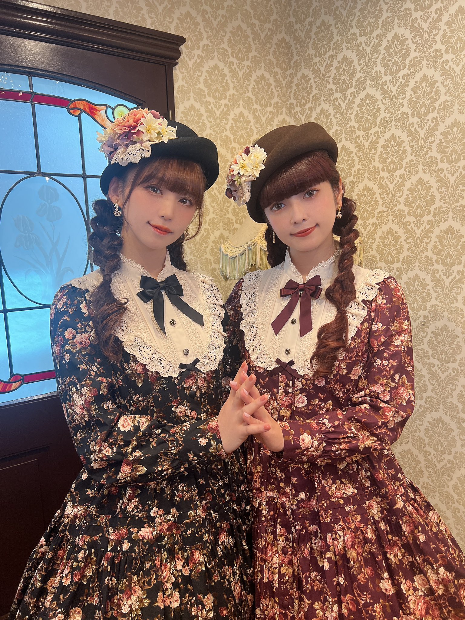 Innocent world 野に咲く薔薇のワンピース ライトグレー Innocent