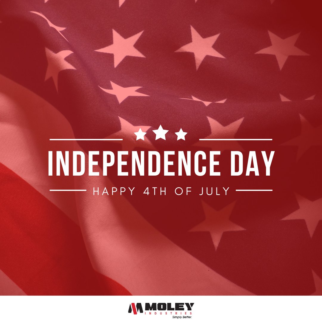 MoleyMagnetics's tweet photo. 🎇 Happy 4th of July from Moley Industries - wishing you and your family a safe and happy holiday celebrating the land of the free and the home of the brave! 🇺🇸 #FourthofJuly #MoleyIndustries #independenceday https://t.co/PlkeaZGBO4