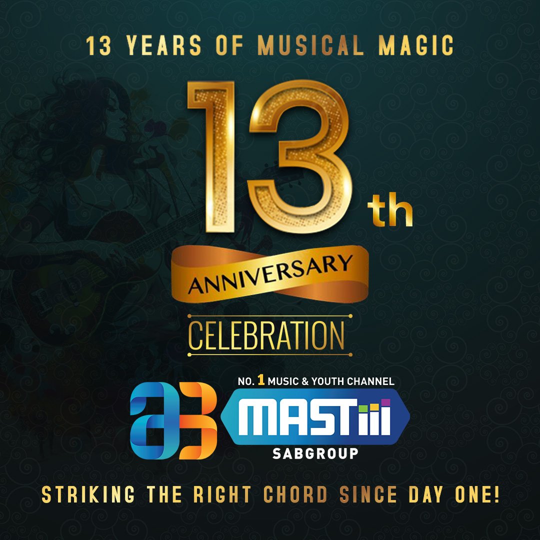 #13Years of Musical Magic! Mastiii – India's No.1 Music and Youth channel | Striking the Right Chord Since Day One! #Mastiii #MastiiiTV #music #anniversary #13years #celebration #tvchannel #musicchannel #Number1s @mastiiitv