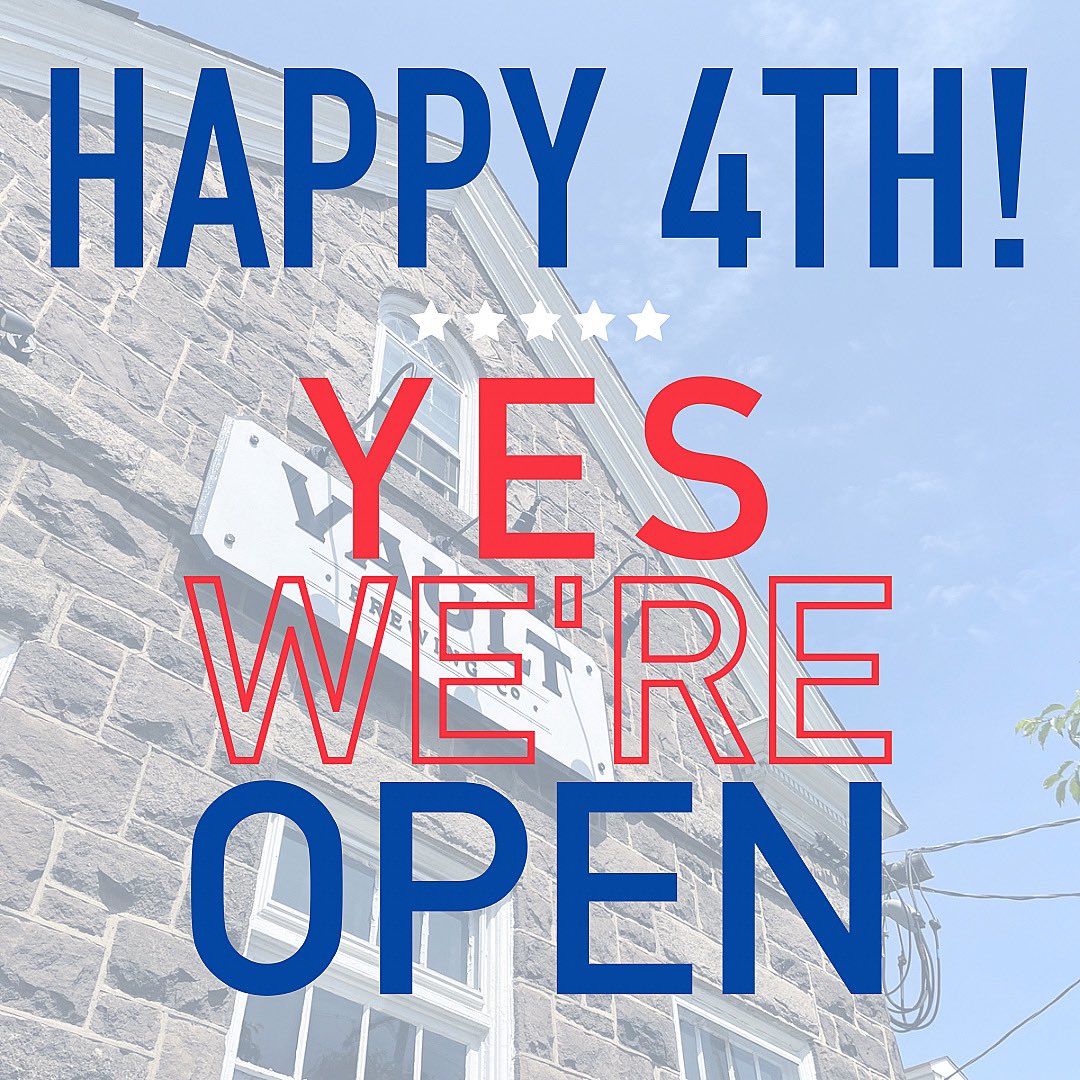 HBD AMERICA!
Wishing everyone a safe and happy holiday filled with great beer. Cheers!
#happy4th #Happy4thofJuly #pabeer #craftbeer #vaultbrewing