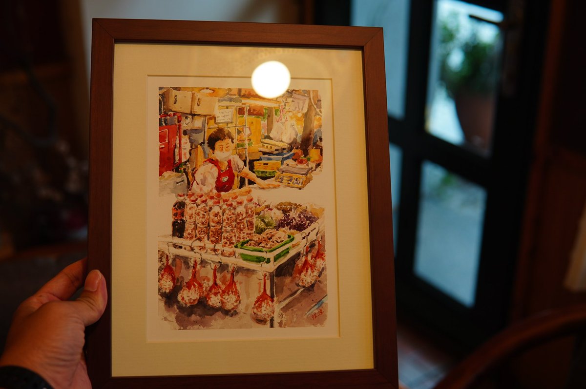 linchiangwen's tweet photo. 🔴感謝收藏作品

江汶水彩價格表：https://t.co/N3TYFvUr4j https://t.co/IfV91aZXtr
