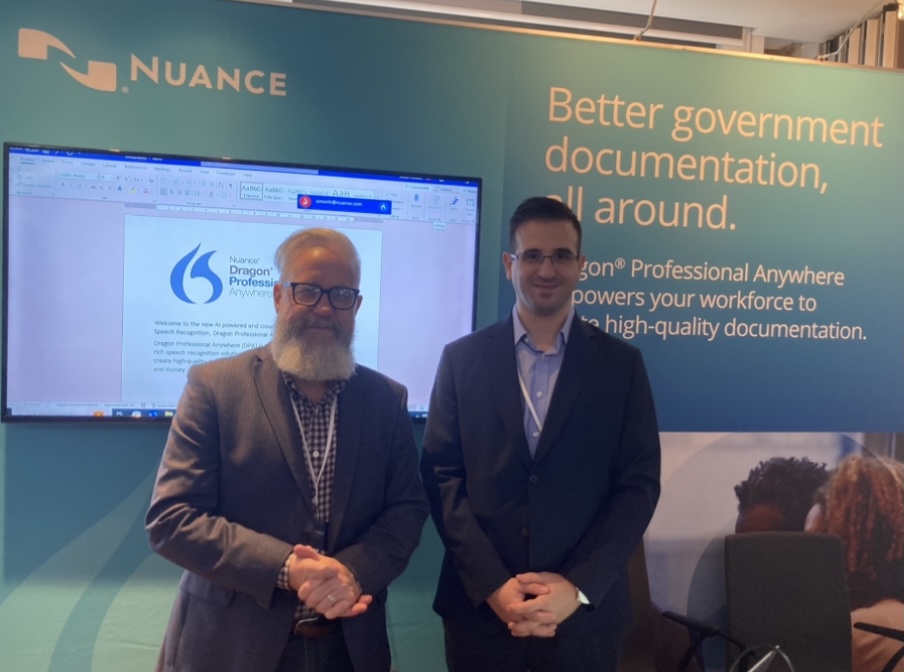 Say hello to the <a href="/NuanceInc/">Nuance Communications</a> team at their exhibition booth and witness their advanced speech and imaging solutions in action. Experience how their conversational AI and ambient intelligence technology is driving innovation in the public sector. #ExhibitorSpotlight