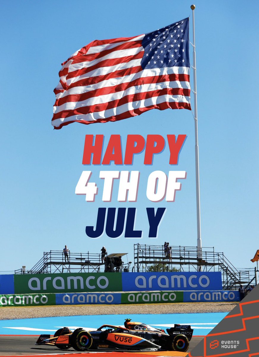 Happy 4th of July to all of our friends in the USA. 🇺🇸

We can’t wait to get back to COTA and Las Vegas later this year! 🤩

#Happy4thOfJuly #IndependenceDay #USA #F1 #F1Fanzone #Motorsport #MiamiGP #USGP #LasVegasGP