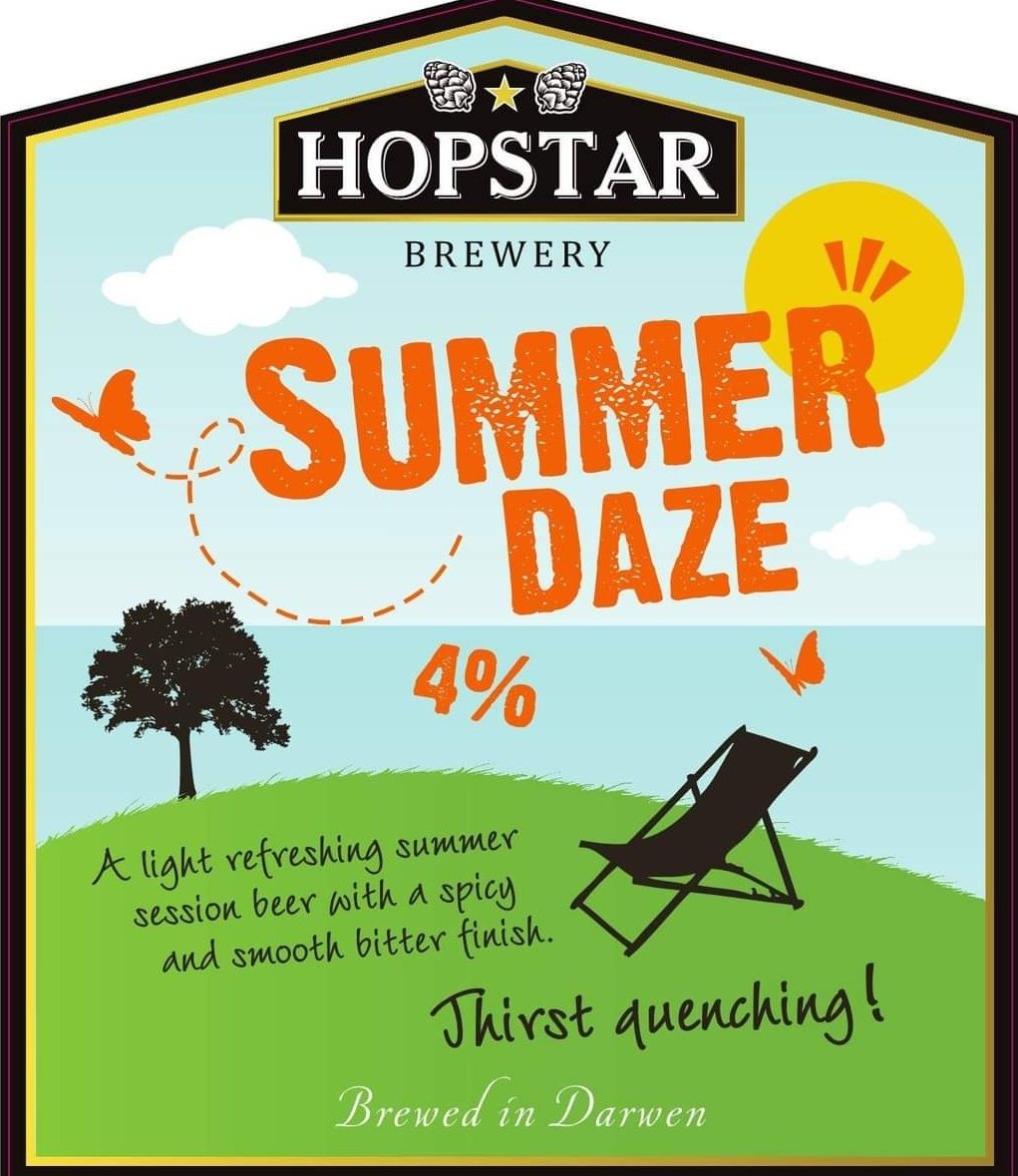 🍻☀️ NOW AVAILABLE ☀️🍻

We could just do with some more sunshine to go with it! 

For orders ...
☎️ 07933 590159 
📧 hopstarbrewery@hotmail.com