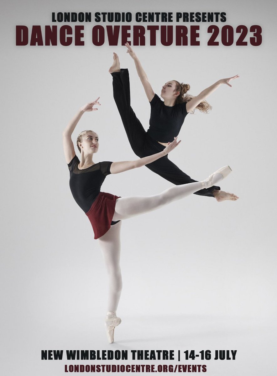 We are excited to announce that bookings are now open for Dance Overture 2023 ✨

Dance Overture is London Studio Centre's annual end-of-year production, showcasing the varied and exciting talents of our first and second year students.

Book now: atgtickets.com/shows/dance-ov…