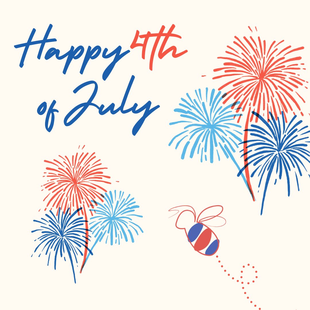 BuzzCreators's tweet photo. Happy 4th of July! 🇺🇸🐝 https://t.co/wRMi195YTf
