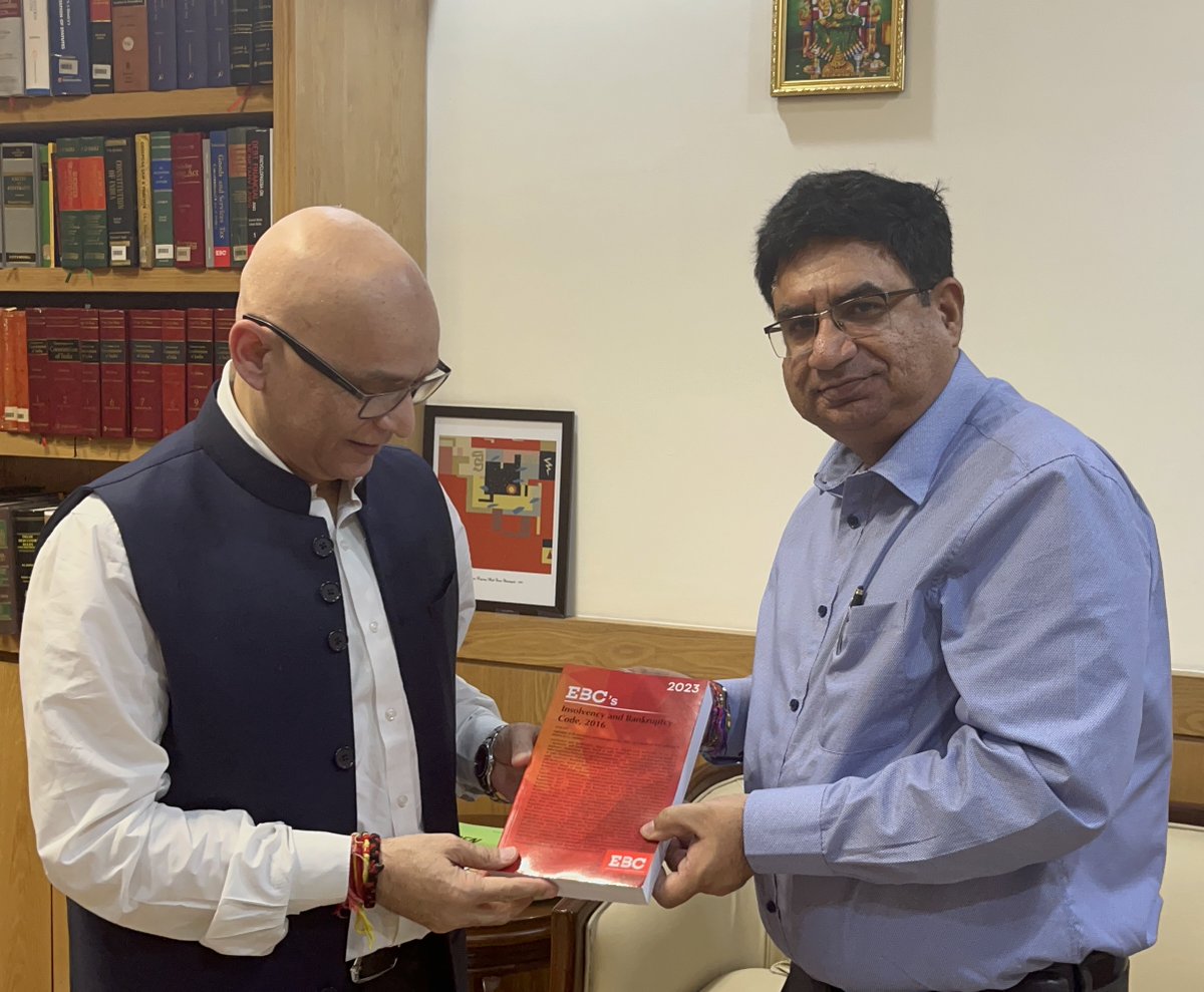EBC Bare Acts presented to Justice Rajiv Shakdher, Judge, Delhi High Court.

#easternbookcompany #ebcwebstore #bareacts #ebcpublishing #lawbooks #scconline #legalknowledge #legalupdates #lawstudent #legalresearch #legalstudies #ebc #bareacts2023