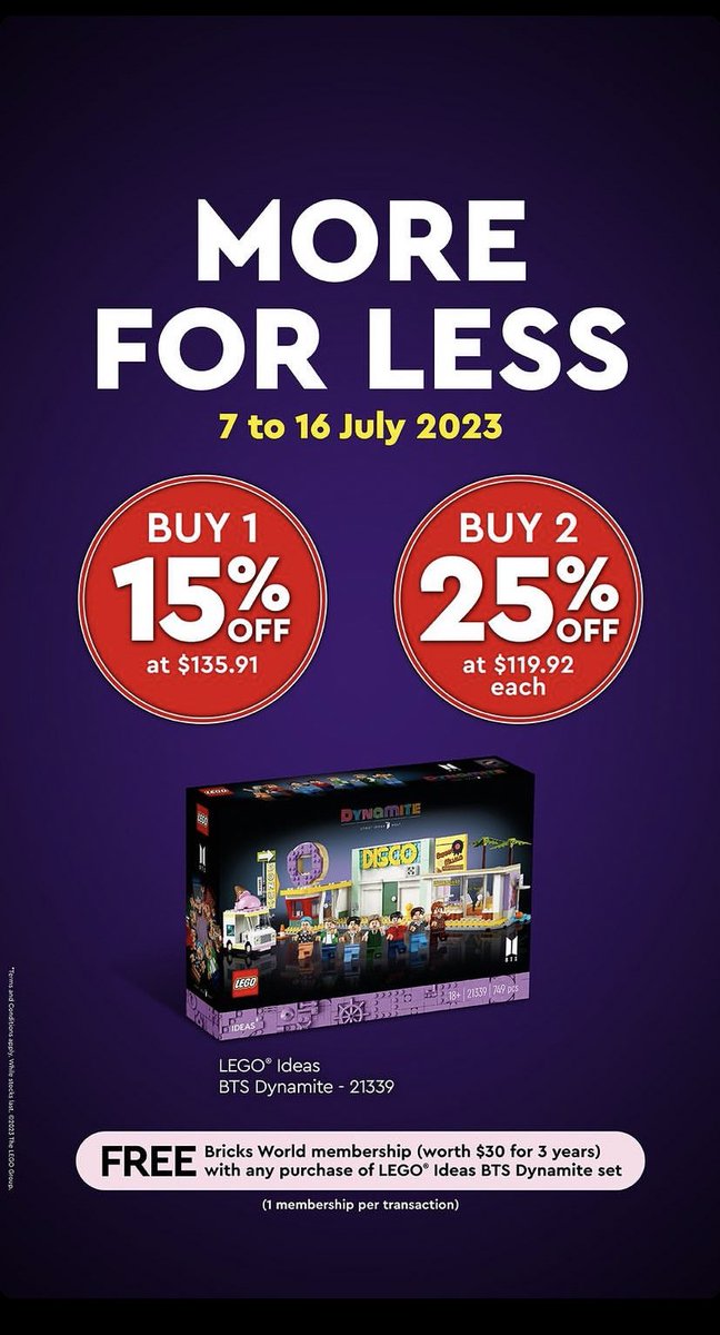 BANGTANSG's tweet photo. [SG EVENT] lego sponsored ads - Instagram 

💜 https://t.co/nbUgO9i3vS

@BTS_twt #BTS #RM #JIN #SUGA #JHOPE #JIMIN #V #JUNGKOOK #LEGOSG https://t.co/7iGmfkPXMR