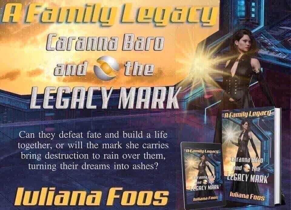 **FREE BOOK** Caranna Baro and the Legacy Mark by Iuliana Foos 

Buy link: amzn.to/3nIYc0Y
Books2read: books2read.com/b/49nXok

#newrelease, #dlgpublishingpartners, #scifi, #fantasy, #ScienceFiction, #FantasyScience, #Fiction #MilitarySpaceMarine,