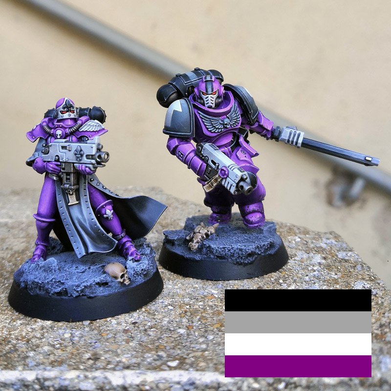 You may not like it, but this is what peak platonic relationship looks like. #asexualpride #warhammercommunity