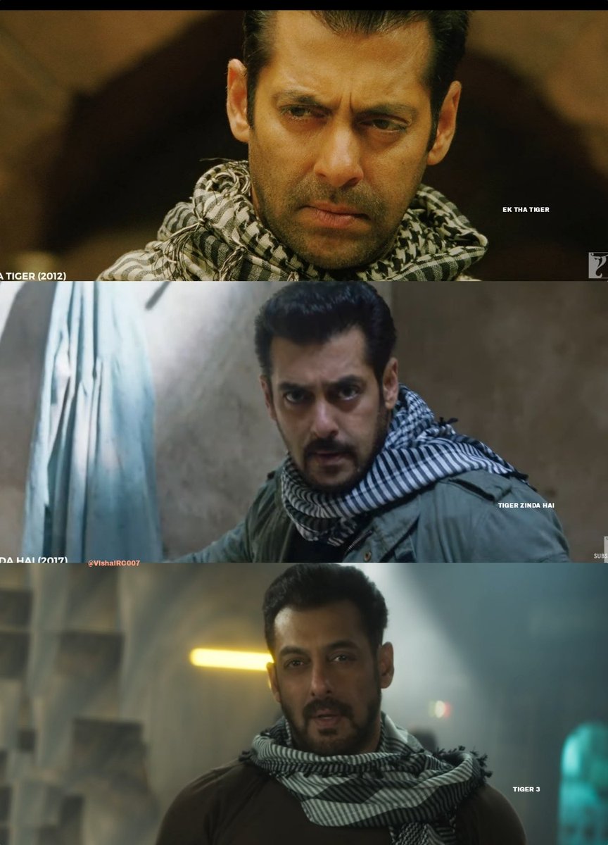 VishalRC007's tweet photo. Megastar #SalmanKhan as Tiger from ek tha tiger to #Tiger3 🔥 https://t.co/Kpl4qL4v6V